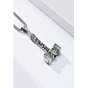 JSC3017 316L鈦鋼奧丁雷神之鎚項鏈