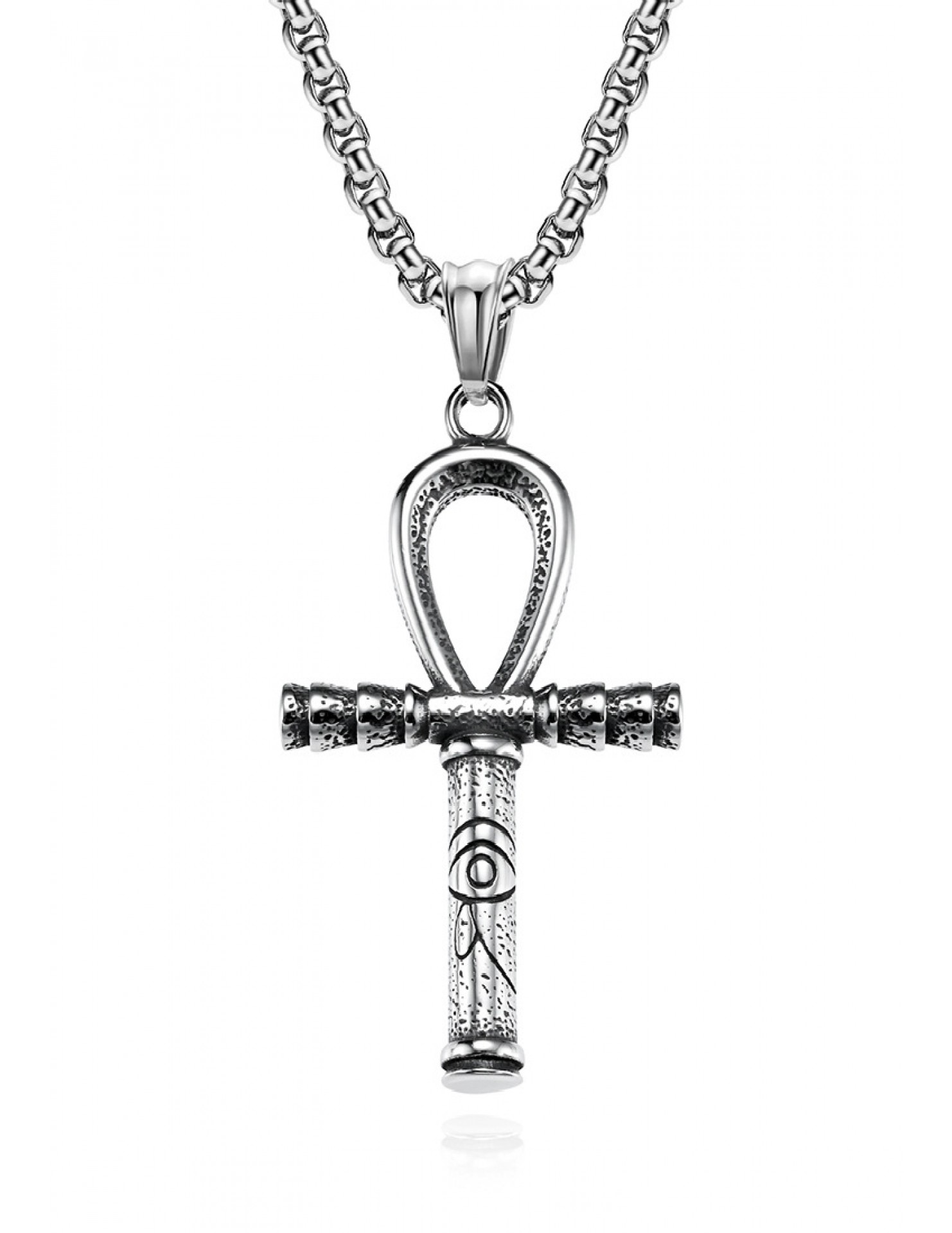 JSC3019 316L鈦鋼古埃及荷魯斯之眼項鏈