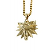 JSC3024 316L鈦鋼巫師3狼頭項鏈