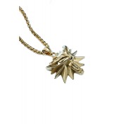 JSC3024 316L鈦鋼巫師3狼頭項鏈