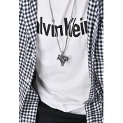 JSC3025 316L鈦鋼撒旦山羊項鏈