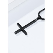 JSC3026 316L鈦鋼教皇鈦鋼逆十字架項鏈