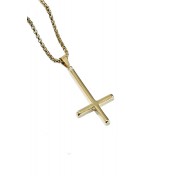 JSC3026 316L鈦鋼教皇鈦鋼逆十字架項鏈