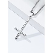 JSC3026 316L鈦鋼教皇鈦鋼逆十字架項鏈