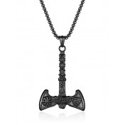 JSC3112 316L鈦鋼維京海盜斧頭項鏈