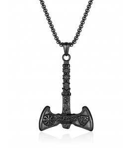 JSC3112 316L鈦鋼維京海盜斧頭項鏈