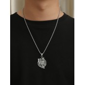 JSC3113 316L鈦鋼維京狼項鏈