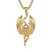 JSC3117 316L鈦鋼古埃及貓神貝斯特項鏈