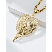 JSC3117 316L鈦鋼古埃及貓神貝斯特項鏈