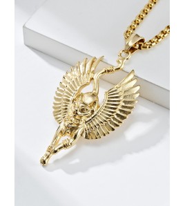 JSC3117 316L鈦鋼古埃及貓神貝斯特項鏈