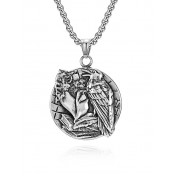 JSC3118 316L鈦鋼維京烏鴉項鏈