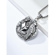 JSC3118 316L鈦鋼維京烏鴉項鏈