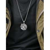 JSC3118 316L鈦鋼維京烏鴉項鏈