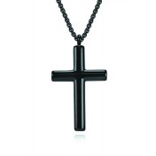 JSC3126 316L鈦鋼簡約十字架項鏈