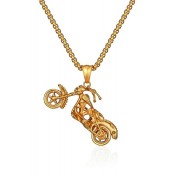 JSC3127 316L鈦鋼骷髏頭摩托車項鏈