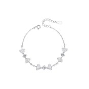 LCR3001 S925純銀銀杏葉手鏈