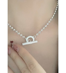 LCR3002 S925純銀OT風車花項鏈