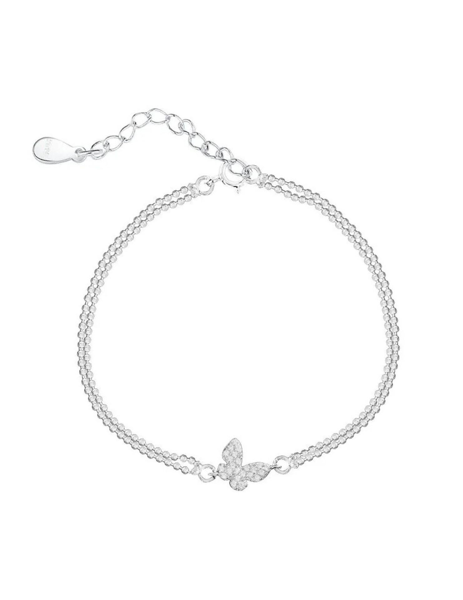 LCR3003 S925純銀蝴蝶手鏈