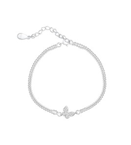 LCR3003 S925純銀蝴蝶手鏈