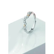 LCR3006F S925純銀月亮女神開口戒指