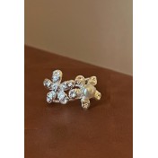 LCR3007 S925純銀珍珠花朵戒指