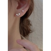 LCR3010 S925純銀愛心耳環