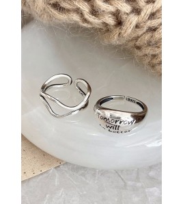 LCR3012 S925純銀明天會更好戒指