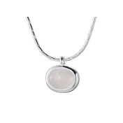 LCR3013 S925純銀月光石項鏈