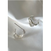 LCR3019 S925純銀波浪形狀戒指