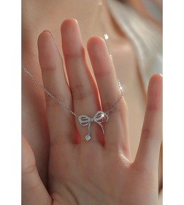 LCR3021 S925純銀蝴蝶項鏈