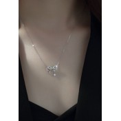 LCR3021 S925純銀蝴蝶項鏈