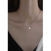 LCR3022 S925純銀愛心項鏈