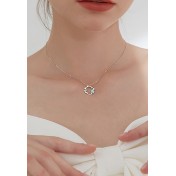 LCR3024 S925純銀水晶星球項鏈