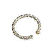 LCR3026 S925純銀錫紙紋戒指