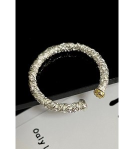 LCR3026 S925純銀錫紙紋戒指