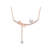 LCR3027 S925純銀蝴蝶項鏈