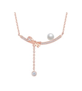 LCR3027 S925純銀蝴蝶項鏈