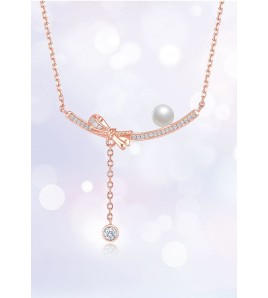 LCR3027 S925純銀蝴蝶項鏈