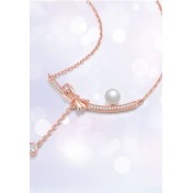 LCR3027 S925純銀蝴蝶項鏈