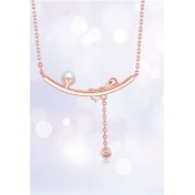 LCR3027 S925純銀蝴蝶項鏈