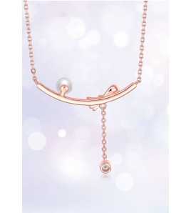 LCR3027 S925純銀蝴蝶項鏈