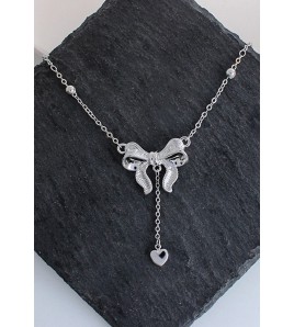 LCR3033 S925純銀蝴蝶項鏈