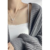 LCR3033 S925純銀蝴蝶項鏈