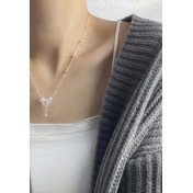 LCR3033 S925純銀蝴蝶項鏈