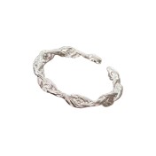 LCR3034 S925純銀扭轉麻花戒指