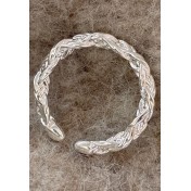 LCR3034 S925純銀扭轉麻花戒指