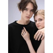 LCR3036C S925純銀滿天星情侶戒指