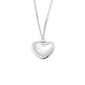 LCR3037 S925純銀貝殼愛心項鏈