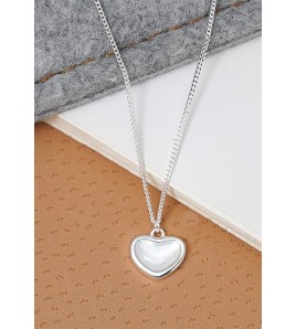 LCR3037 S925純銀貝殼愛心項鏈