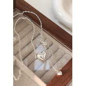 LCR3038 S925純銀愛心項鏈